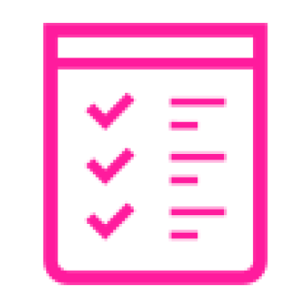 Icon of checklist indicating eSIM order initiation.